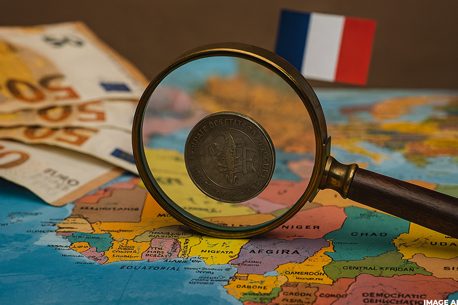 Illustration monnaie euro cfa